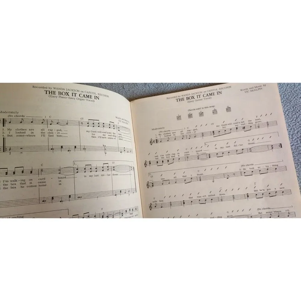 Golden 40 Song Book of Top Country Hits 1966 Piano Organ Guitar Vocal